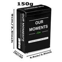OUR MOMENTS Couples Card Game - Fun Conversation Cards for Couples - Date Night Interactive Question Game - 100 Cards OUR MOMENTS kids