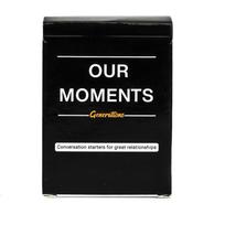OUR MOMENTS Couples Card Game - Fun Conversation Cards for Couples - Date Night Interactive Question Game - 100 Cards Our moments the world