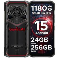 DOOGEE Blade20 Pro Atsparus telefonas 24GB 256GB 125 dB garsiakalbis Gemini AI 11800 mAh baterija 6,6 colio ekranas Android 15 išmanusis telefonas NFC