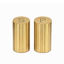 Stainless Steel Seasoning and Pepper Shakers Ribbed Shaker
