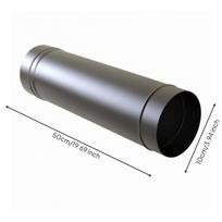 Kamino dūmtraukio vamzdis Metalinis Židinio Standus Montuotojams 100mm-0.5m