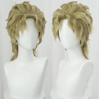 Dio Brando Cosplay Jojo Bizarre Adventure Cosplay Aukštos Kokybės Žalias Auksinis Rudas Perukas Atsparus Karščiui Sintetiniai Perukai + Peruko Kepurėlė One Size beige