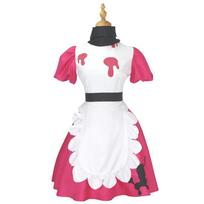 Niffty Anime Niff Cosplay Kostiumas Rinkinys Mielas Velnias Roleplay Drabužiai Perukas Vienoda Viešbučio Cosplay Helovino Šventė Moteriška Suknelė S pink