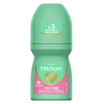 Antiperspirant Roll-On, Mitchum, Triple Odor Defense, Powder Fresh, 50Ml 50ml