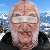 3D Spausdintas Dizainas Realistiškas Veidas Slidinėjimo Kaukė Viso Veido Dengimas Viso Veido Kaklo Apdangalas Motociklui 1 brown