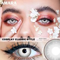 AMARA Helovino spalvoti kontaktiniai lęšiai akims Sasuke serijos Cosplay mokiniai makiažas spalvoti kontaktiniai lęšiai Eye Beauty gray