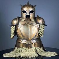 Karališkosios Gvardijos Šarvų Kostiumas Žiedų Valdovo Cosplay Kostiumas Viduramžių Šarvai Riterio Pusės Kostiumas Helovino Kostiumas Geriausia Dovana Jam beige