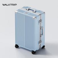 Xingzhi Lv aliuminio lagaminas su universaliais ratukais - 20/24/26/28 colių kelioninis vežimėlis, unisex dizainas 20 inch gray