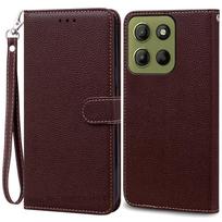 For Motorola G15 Case Wallet Leather Flip Cover For Moto G15 Case Soft Book Phone Case For Motorola G15 Power Cover Fundas Coque Moto G15 (G15 Power) black