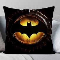 Cartoon COOL B-Batman Pillow Case Square Pillow Bedroom Sofa Leisure Comfort Cushion Car Living Room Home Decoration 40X40 12x12Inch brown