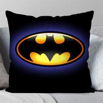 Cartoon COOL B-Batman Pillow Case Square Pillow Bedroom Sofa Leisure Comfort Cushion Car Living Room Home Decoration 40X40 12x12Inch blue