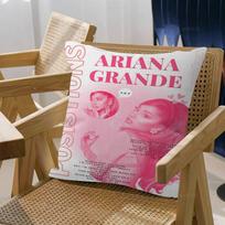 A-Ariana G-Grande Pagalvės užvalkalas Dizainas Pagalvės užvalkalas dekoras Šventinis Dekorači 12x12Inch pink