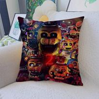 FNAF Penki naktys pas Freddy Pagalvė Dovana Namų Biuro Dekoracija Pagalvė Miegamojo Sofos Automobilio Pagalvėlės Užvalkalas Pagalvės Užvalkalas 12x12Inch black