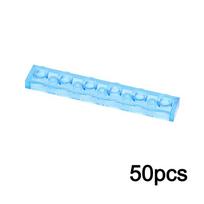 Bulk Assemblage Particle MOC Building Block 1x2 2x2 2x4 Transparent Thin Figures Brick Accessories Toy Leduo 3023 3022 3020 white