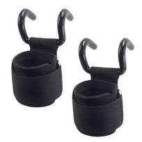 Weight Lifting Hooks - Universal - 1Pair For Men/Women Deadlifts/Pull Ups black
