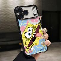 Cute SpongeBobs S-SquarePants Phone Case for Google Pixe 10 9 9A 8 8A 7 7A Pro XL 5G Anti-drop Transparent Soft Cover Google Pixel 10 Pro XL gray