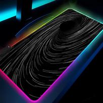 Black Hole Mouse xxl Pad Gaming LED 700x300 Mouse Mat Mousemats Table Pads PC Desk Mat RGB Keyboard Mat XXL RGB600x300x3mm blue