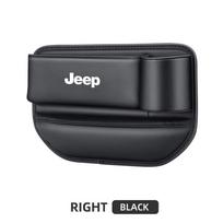 New Car Seat Crevice Storage Box Seat Gap Slit Pocket Catcher Organizer For Jeep Wrangler Grand Cherokee Compass Renegade Cherokee Gladiator gray