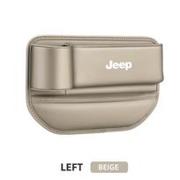 Nauja automobilio sėdynės plyšio laikymo dėžutė Sėdynės tarpas Kišenė Gaudyklė Organizatorius Jeep Wrangler Grand Cherokee Compass Renegade Cherokee Gladiator Q0 gray