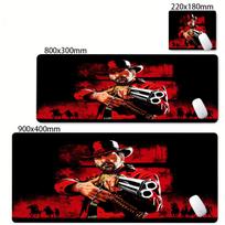 Red Dead Redemption 2 Xxl 900x400 Anime Mouse Pads Computer Accessories Game Keyboard Rubber Mousepad Pc Gamer Non-slip Desk Mat 30cmx80cm(11.8x31.5inch)