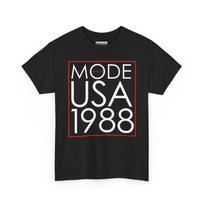 DEPECHE Mode USA 1988 T-Shirt and kids tshirt | Vintage Retro Typography Tee L black