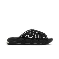 Nike Air More Uptempo Slide 'Black - Grey Sole' (Unisex) Black / Black / Clear / White Slide Slippers DV2132 001 42.5 black
