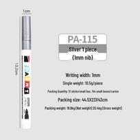 Letu Waterproof 1mm Paint Pen - Tile Grout, Anti-Mold Touch-Up, Colorfast Tire Marker žalia