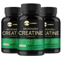 Airboy - 5g Creatine Monohydrate Supplement Capsules - Energy 120*3