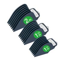 YINKE Clipper Guards for Wahl Hair Clippers Trimmers with Metal Clip 1.25 /1.5 /2  NO.16 NO.12 NO.10 Fits Most Size Wahl Trimmer mėlyna