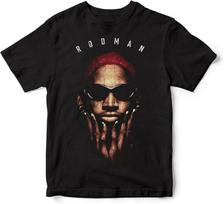 Dennis Rodman T Shirt Vintage Style Homage Tee Mens Women T Shirt T Shirtsen Pack XXXXL brown