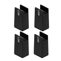 Wear-resistant Anti-Slip Mute With Screw Clamp Table Leg Pad Furniture Risers Chair Feet Riser black-height 10cm