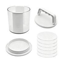 Consistent Patty Shaper Burger Maker, Multi-Layer Hamburger Press Set, Non-Stick Plastic Kitchen Tool for Cooking Mold BBQ And Meat Prep Outdoor Grill 6pcs