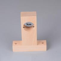 Romos Stulpo Laikiklis Užuolaidų Strypo Laikiklis, Medinis Sieninis Laikiklis, Stipri Laikanti Talpa Svetainei, hole diameter 3cm