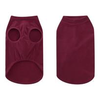 Dog Sweatshirt for Medium and Large Dogs, Warm Soft Pullover for Fall Winter Home and Daily Wear XS raudona
