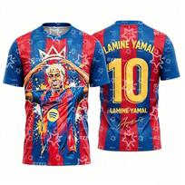 2026 Lamine Yamal No.10 Football Jersey Match & Training Kit Summer Sports T-Shirt Children's Clothing Tee Y2k 6XL