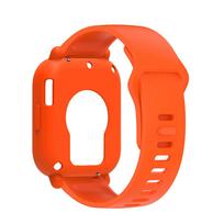Laikrodžio apyrankė Redmi Watch 5 Active išmaniesiems laikrodžiams, madinga silikoninė apyrankė Redmi Watch5 Active apyrankė ir dėklas Redmi watch5 Active red