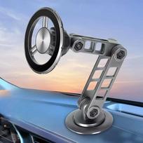 Magsafe stiprus magnetinis automobilinio telefono laikiklis Secure 360 ​​rotacinis sulankstomas mobiliojo telefono laikiklis GPS navigacijos laikiklio laikiklis prietaisų skydeliui arba priekiniam stiklui beige