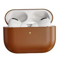 Oatsbasf Genuine Leather Earphone Cases for AirPods Pro 3 Luxury Protective Cover Case for Airpods Pro 3 Shockproof with Hook ruda