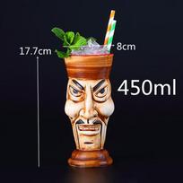 660ml Havajų Tiki Puodeliai Kokteilių Taurė Alaus Gėrimų Puodelis Vyno Puodelis Keraminiai Tiki Puodeliai 200-700ml