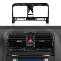 For VW Jetta V Golf V MK5 R32 GTI Plus Variant, Central Air Outlet Panel, Carbon Fiber Interior Sticker, Car Trim Accessories juoda
