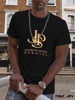 JOHN PLAYER Graphic T-shirt - Casual Crew Neck 5XL įvairiaspalvis