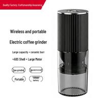 Rechargeable Portable Electric Coffee Grinder black