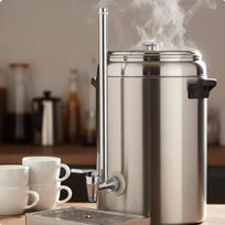 Stainless Steel Beverage Faucet Food Grade Stainless Steel Dispenser Spigot Beer Keg Tap Long-Lasting Hot Water Urn Faucet gray