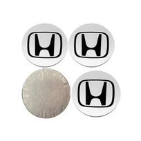 56/60/65mm Automobilio rato centrinio dangtelio lipdukas Honda Mugen Accord HRV Fit Jazz City Civic Inspire CRV Odyssey Jade Priedams 56mm white