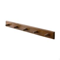 Drabužių pakaba Sieninis raktų laikiklis Daugiafunkcinis Dekoratyvinis Retro dizainas Rustic lentyna Kabinamas 1 Tier brown