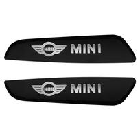 2 vnt. 3D metaliniai automobilio kėbulo lipdukai su emblema, bagažinės emblemos lipdukai, automobilių aksesuarai, skirti MINI WORKS One Cooper JCW R60 R59 R58 R57 R56 R55 gray