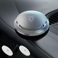 Car Scent Air Freshener Fragrance Perfume Aluminum Alloy UFO Design for Peugeot 408 5008 2008 208 3008 308 508 Auto Accessories gray