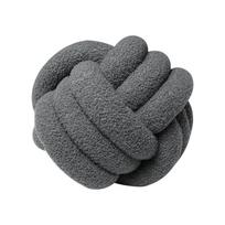Moderni minimalistinė megzta pagalvė su avies vilnos užvalkalu namų dekoravimui ir sofos komfortui Dark Gray,22cm