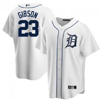 Mens Embroidered Baseball Tee Tigers Team Sport Shirt Casual Loose Fit Cotton Blend Short Sleeve XL