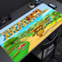 Game Super Bear Adventure Mouse Pad - Non-Slip Rubber Base, Smooth Surface for Work,Gaming,Office,And Home Use, Desk Mouse Pad 30cmx60cm white